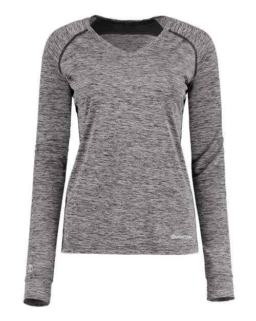 Holloway Women's Electrify CoolCore® Long Sleeve V-Neck T-Shirt 222770