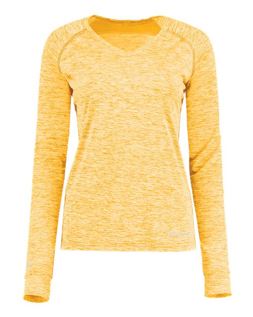 Holloway Women's Electrify CoolCore® Long Sleeve V-Neck T-Shirt 222770