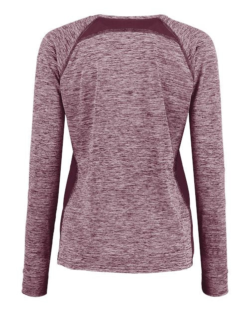 Holloway Women's Electrify CoolCore® Long Sleeve V-Neck T-Shirt 222770