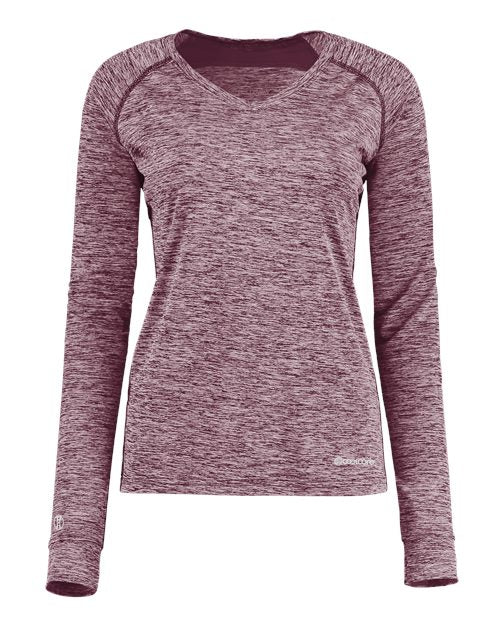 Holloway Women's Electrify CoolCore® Long Sleeve V-Neck T-Shirt 222770