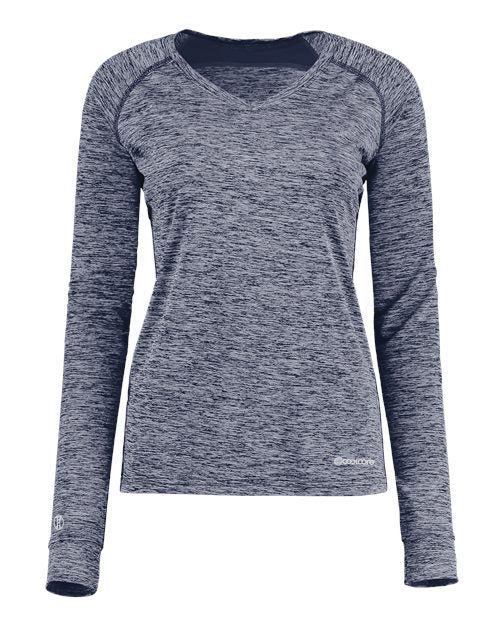 Holloway Women's Electrify CoolCore® Long Sleeve V-Neck T-Shirt 222770