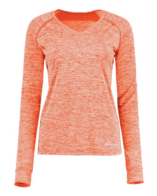 Holloway Women's Electrify CoolCore® Long Sleeve V-Neck T-Shirt 222770