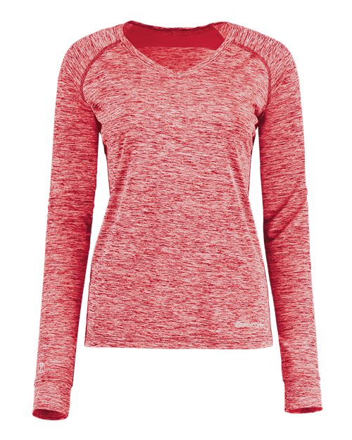 Holloway Women's Electrify CoolCore® Long Sleeve V-Neck T-Shirt 222770