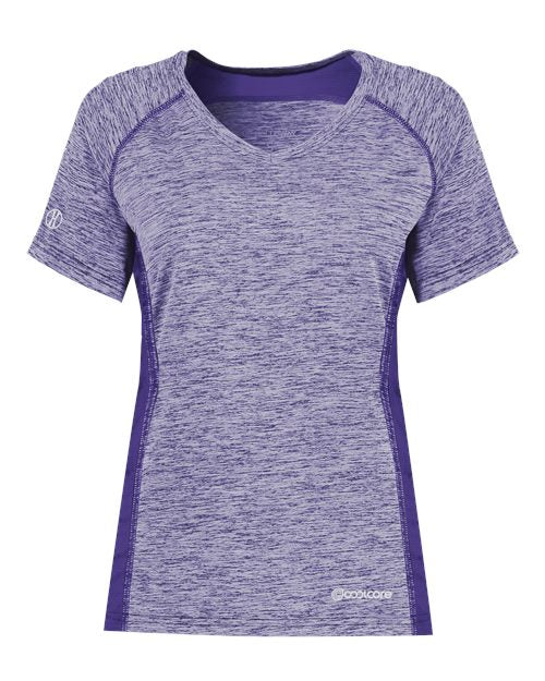 Holloway Women's Electrify CoolCore® V-Neck T-Shirt 222771