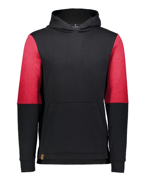 Holloway Youth All-American Team Fleece Colorblocked Hooded Sweatshirt 222681