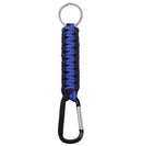 Rothco Thin Blue Line Paracord Keychain With Carabiner . Item