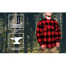 Rothco Buffalo Plaid Quilted Lined Jacket - Red. Item