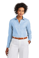 Brooks Brothers Women's Wrinkle-Free Stretch Pinpoint Shirt BB18001. Live Chat for Bulk Discounts