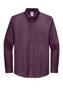 Brooks Brothers Wrinkle-Free Stretch Nailhead Shirt BB18002. Live Chat for Bulk Discounts