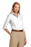 Brooks Brothers Women's Wrinkle-Free Stretch Nailhead Shirt BB18003. Live Chat for Bulk Discounts