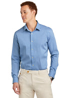 Brooks Brothers Tech Stretch Patterned Shirt BB18006. Live Chat for Bulk Discounts