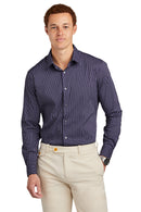 Brooks Brothers Tech Stretch Patterned Shirt BB18006. Live Chat for Bulk Discounts