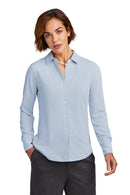 Brooks Brothers Women's Full-Button Satin Blouse BB18007. Live Chat for Bulk Discounts
