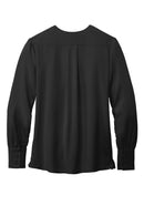 Brooks Brothers Women's Open-Neck Satin Blouse BB18009. Live Chat for Bulk Discounts