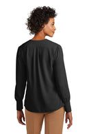 Brooks Brothers Women's Open-Neck Satin Blouse BB18009. Live Chat for Bulk Discounts