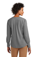 Brooks Brothers Women's Open-Neck Satin Blouse BB18009. Live Chat for Bulk Discounts