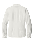 Brooks Brothers Women's Long Sleeve Ruffle Collar Blouse BB18011. Live Chat for Bulk Discounts