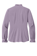 Brooks Brothers Women's Long Sleeve Ruffle Collar Blouse BB18011. Live Chat for Bulk Discounts