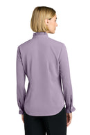 Brooks Brothers Women's Long Sleeve Ruffle Collar Blouse BB18011. Live Chat for Bulk Discounts