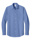 Brooks Brothers Wrinkle-Free Stretch Pinpoint Spread Collar Shirt BB18012. Live Chat for Bulk Discounts