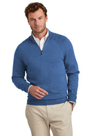 Brooks Brothers Cotton Stretch 1/4-Zip Sweater BB18402. Live Chat for Bulk Discounts
