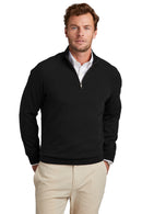 Brooks Brothers Cotton Stretch 1/4-Zip Sweater BB18402. Live Chat for Bulk Discounts