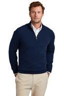 Brooks Brothers Cotton Stretch 1/4-Zip Sweater BB18402. Live Chat for Bulk Discounts