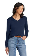 Brooks Brothers Women's Washable Merino V-Neck Sweater BB18411. Live Chat for Bulk Discounts