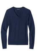 Brooks Brothers Women's Washable Merino V-Neck Sweater BB18411. Live Chat for Bulk Discounts