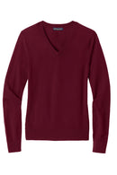 Brooks Brothers Women's Washable Merino V-Neck Sweater BB18411. Live Chat for Bulk Discounts