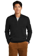 Brooks Brothers Washable Merino Birdseye 1/4-Zip Sweater BB18412. Live Chat for Bulk Discounts