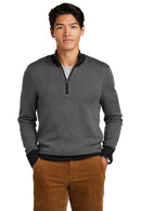 Brooks Brothers Washable Merino Birdseye 1/4-Zip Sweater BB18412. Live Chat for Bulk Discounts