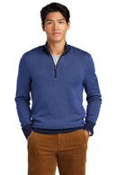 Brooks Brothers Washable Merino Birdseye 1/4-Zip Sweater BB18412. Live Chat for Bulk Discounts