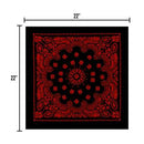 Rothco Trainmen Paisley Bandana - 22" X 22". Item