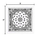 Rothco Trainmen Paisley Bandana - 22" X 22". Item