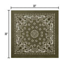 Rothco Trainmen Paisley Bandana - 22" X 22". Item