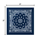 Rothco Trainmen Paisley Bandana – Extra-Large - 27” X 27". Item