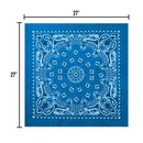 Rothco Trainmen Paisley Bandana – Extra-Large - 27” X 27". Item