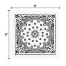 Rothco Trainmen Paisley Bandana – Extra-Large - 27” X 27". Item