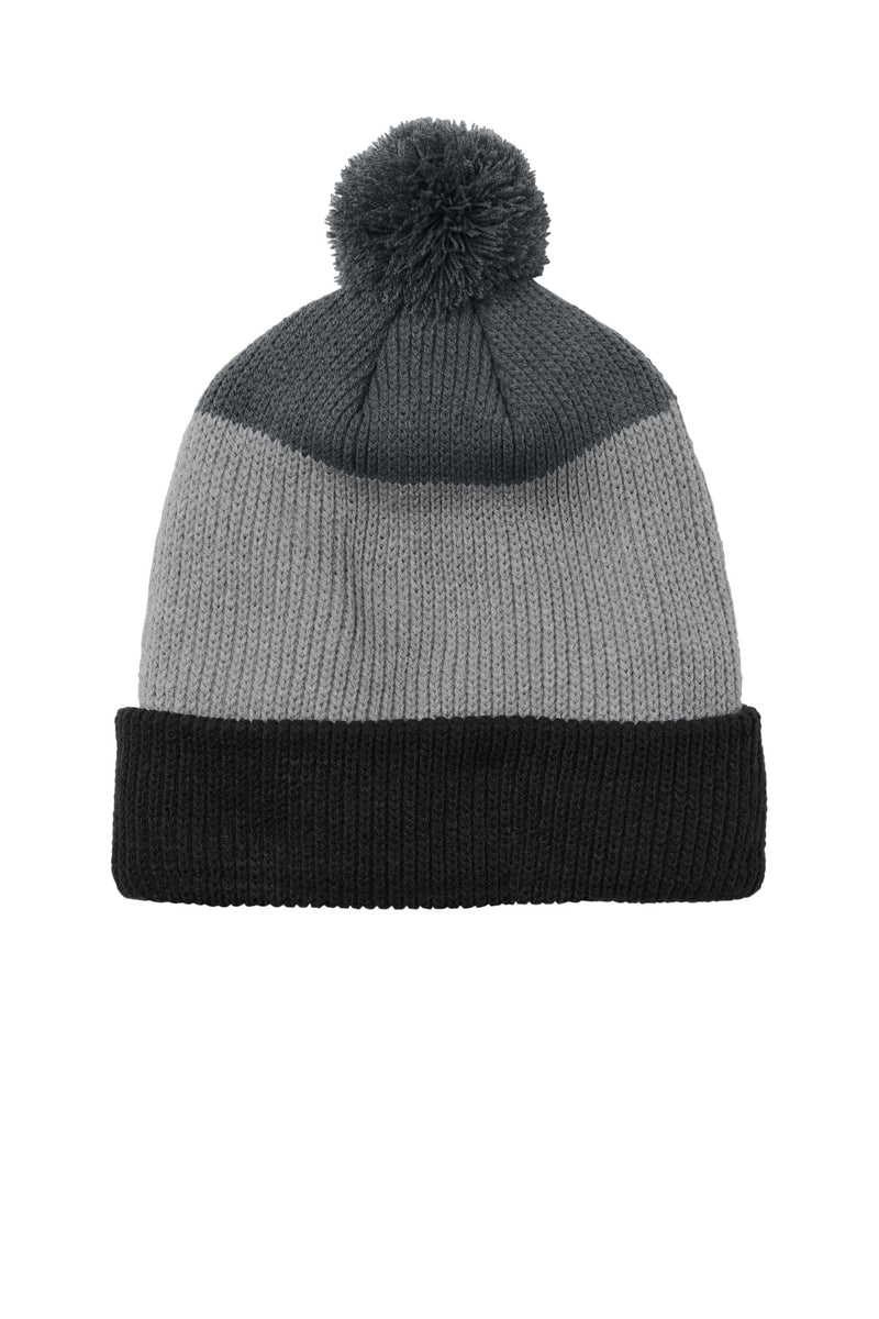 Port Authority ®  Cozy Striped Pom Beanie C979