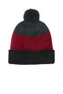 Port Authority ®  Cozy Striped Pom Beanie C979