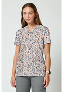 Cherokee 2 Pocket Print Top. Item CK00010 in CK ACHIEVE Collection. Live Chat for Bulk Discounts.