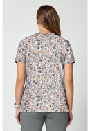 Cherokee 2 Pocket Print Top. Item CK00010 in CK ACHIEVE Collection. Live Chat for Bulk Discounts.