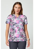 Cherokee 2 Pocket Print Top. Item CK00010 in CK ACHIEVE Collection. Live Chat for Bulk Discounts.