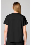 Cherokee Mandarin Collar Top. Item CK00038 in CK WW REVOLUTION Collection. Live Chat for Bulk Discounts.