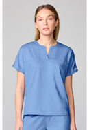 Cherokee Mandarin Collar Top. Item CK00038 in CK WW REVOLUTION Collection. Live Chat for Bulk Discounts.