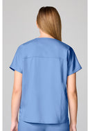 Cherokee Mandarin Collar Top. Item CK00038 in CK WW REVOLUTION Collection. Live Chat for Bulk Discounts.