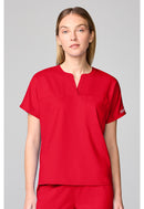 Cherokee Mandarin Collar Top. Item CK00038 in CK WW REVOLUTION Collection. Live Chat for Bulk Discounts.