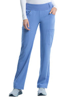 Cherokee Mid Rise Straight Leg Pull-on Pant. Item CK002T in CK IFLEX Collection. Live Chat for Bulk Discounts.
