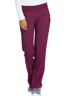 Cherokee Mid Rise Straight Leg Pull-on Pant. Item CK002T in CK IFLEX Collection. Live Chat for Bulk Discounts.